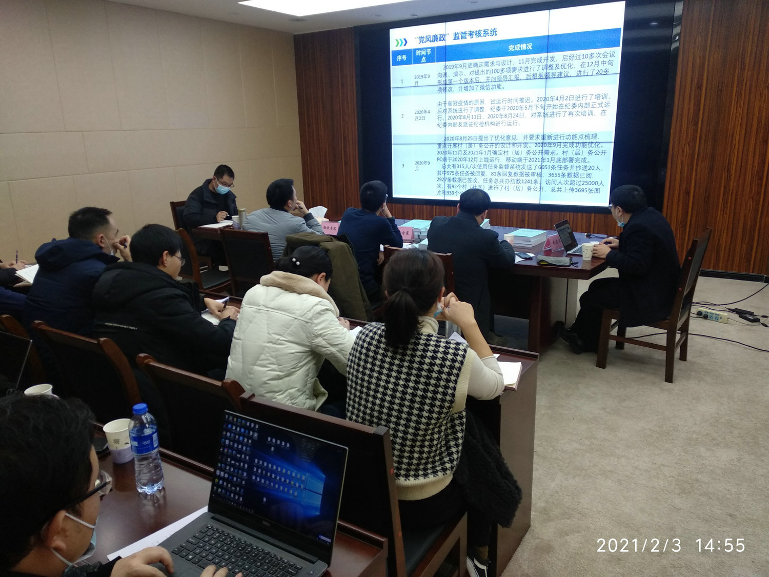 龍馬潭區(qū)紀(jì)委“大數(shù)據(jù)+黨風(fēng)廉政智慧監(jiān)督云平臺(tái)”部分子系統(tǒng)通過初驗(yàn)